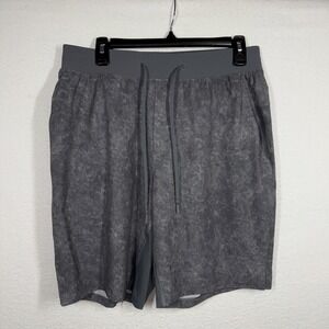 Lululemon Men's Size L Gravel Dust Asphalt Gray T.H.E. Short 9"  *Linerless*